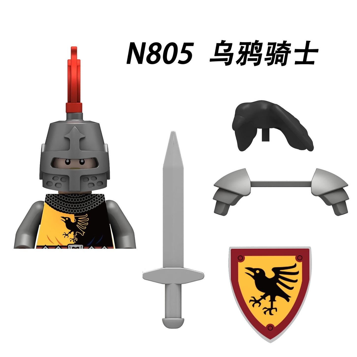 Compatibel 10305 Middeleeuwse Romeinse Soldaten Koning Ruiter Leeuwenridder Kasteel Bouwstenen Mini Actiefiguur Speelgoed