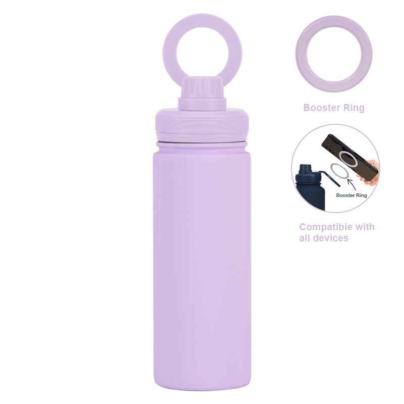 

Stainless Steel Sports Kettle Wide-Mouth Portable Magnetic Water Cup Outdoor Sports Thermos Cup 500ml