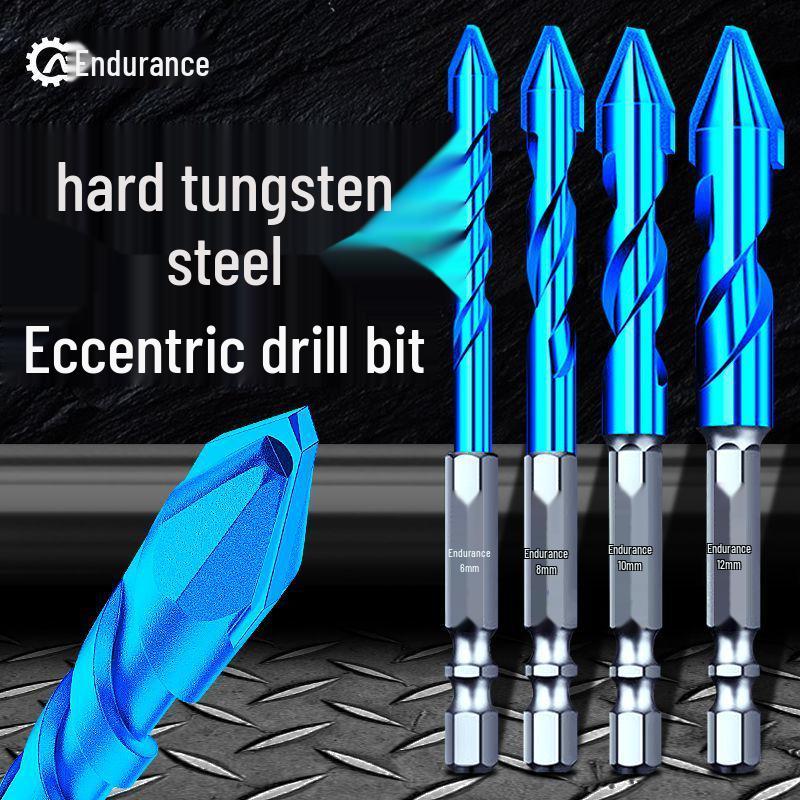 Eccentric Tile Hole Saw Drill Bit for Electric Drills