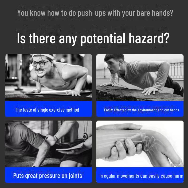 Prancha de Fitness Multifuncional com Rebound Automático para Exercício em Casa