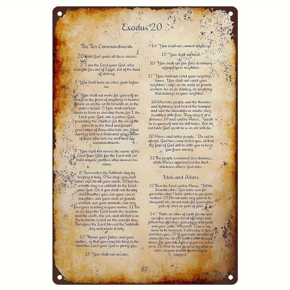 Vintage Metal Tin Poster Dear God Psalm Bible Metal Tin Signs Posters Plate Religious Home Decoration for Cafe Clubs Home Church