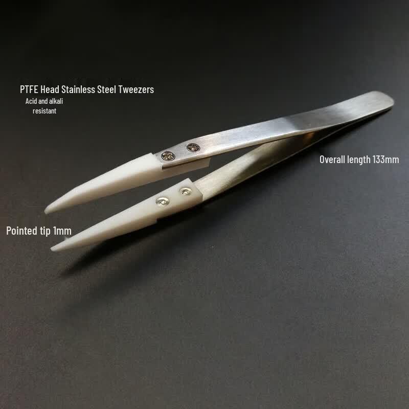 Coreytec PTFE Teflon Laboratory Tweezers 133mm