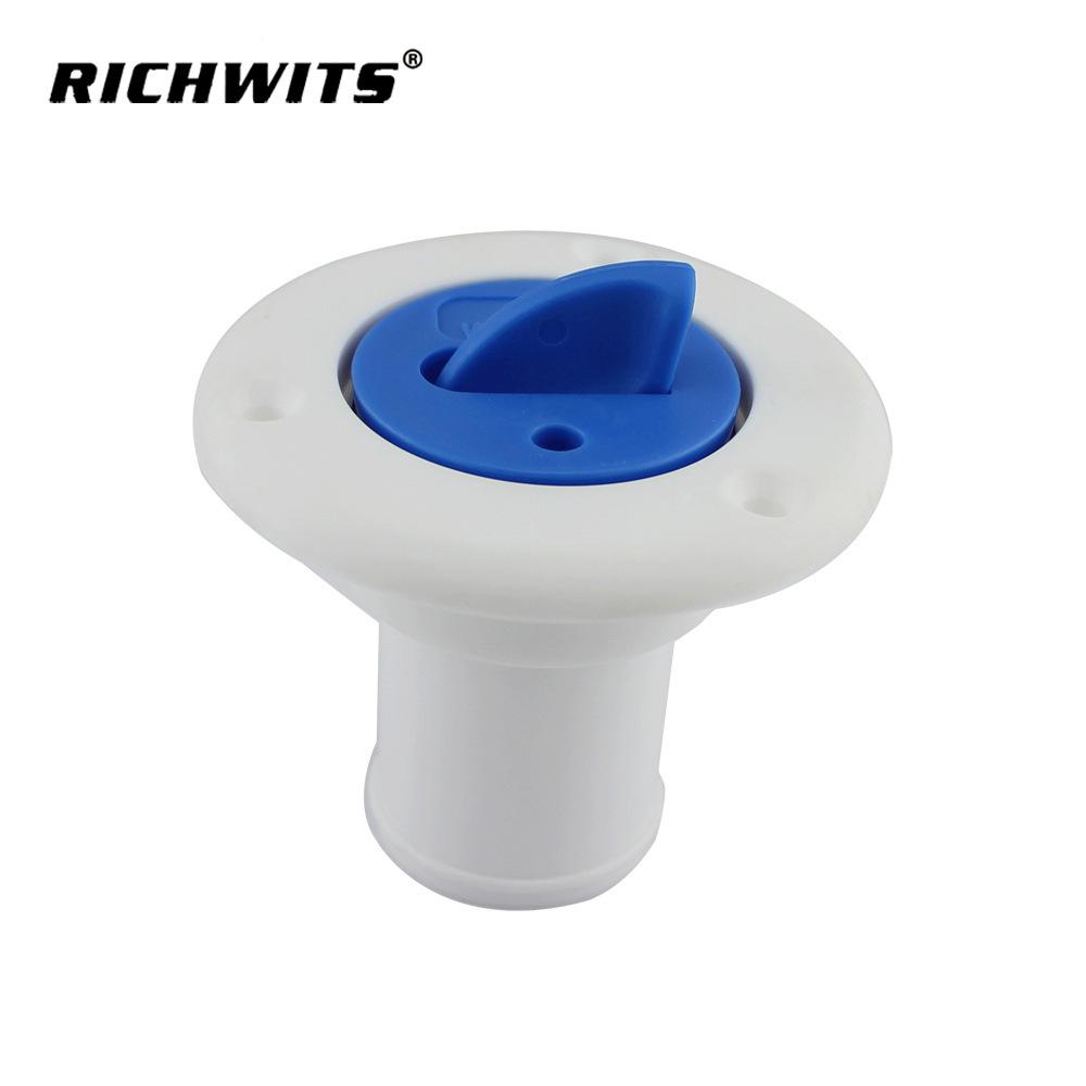 

RICHWITS Black/White ABS Plastic 38mm Water & Fuel Filler Cap