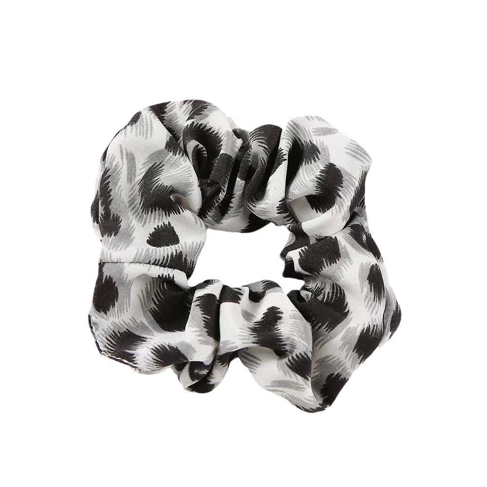 Durable High Elasticity Leopard Print Scrunchie for Adults