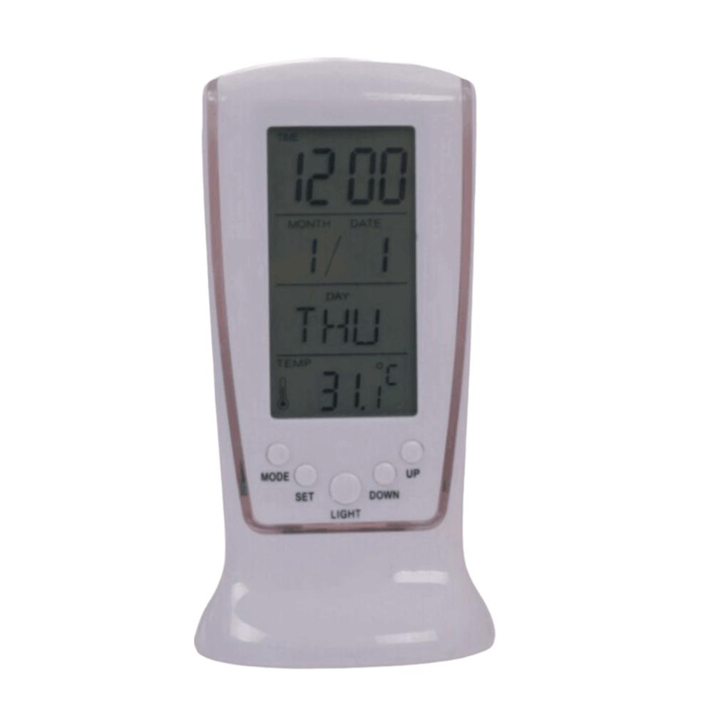 ABS Shell Luminous Alarm Clock Temperature Display LED Alarm Clock Mini Alarm Clock Nightstand Use