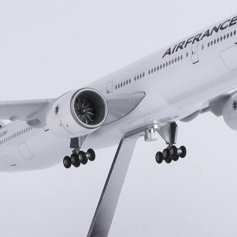 Diecast Airplane Toys B777 Air France 47CM Large Model Plane resin Simulation Civil Aviation Aircraft Model Collected Gift