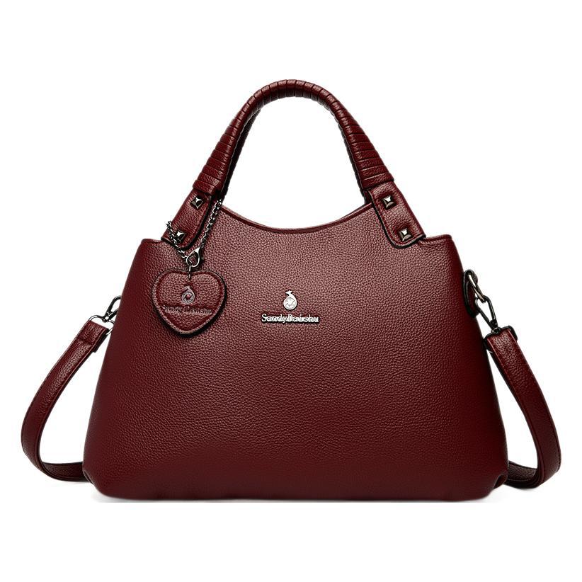 New Style Handbag Women Fashion Middle aged Mother Goes Out with One Shoulder Crossbody