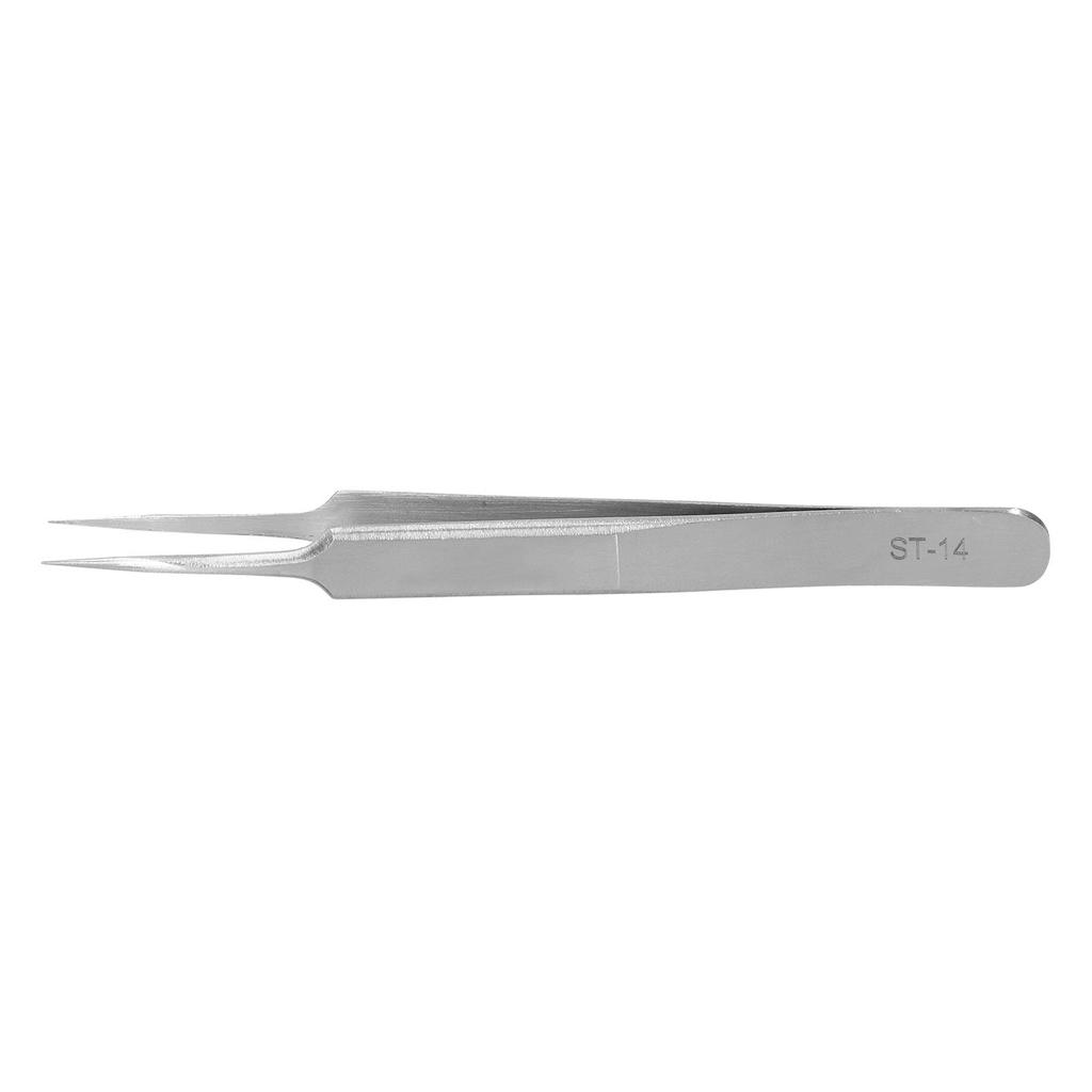 Eyelash Grafting Tweezers Straight Curved Arc Shape Beauty Tools for Eyelash ExtensionST‑14‑Needle