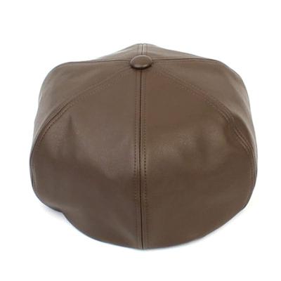 Universal Chemistry Belted Leather Brown Beret Beret