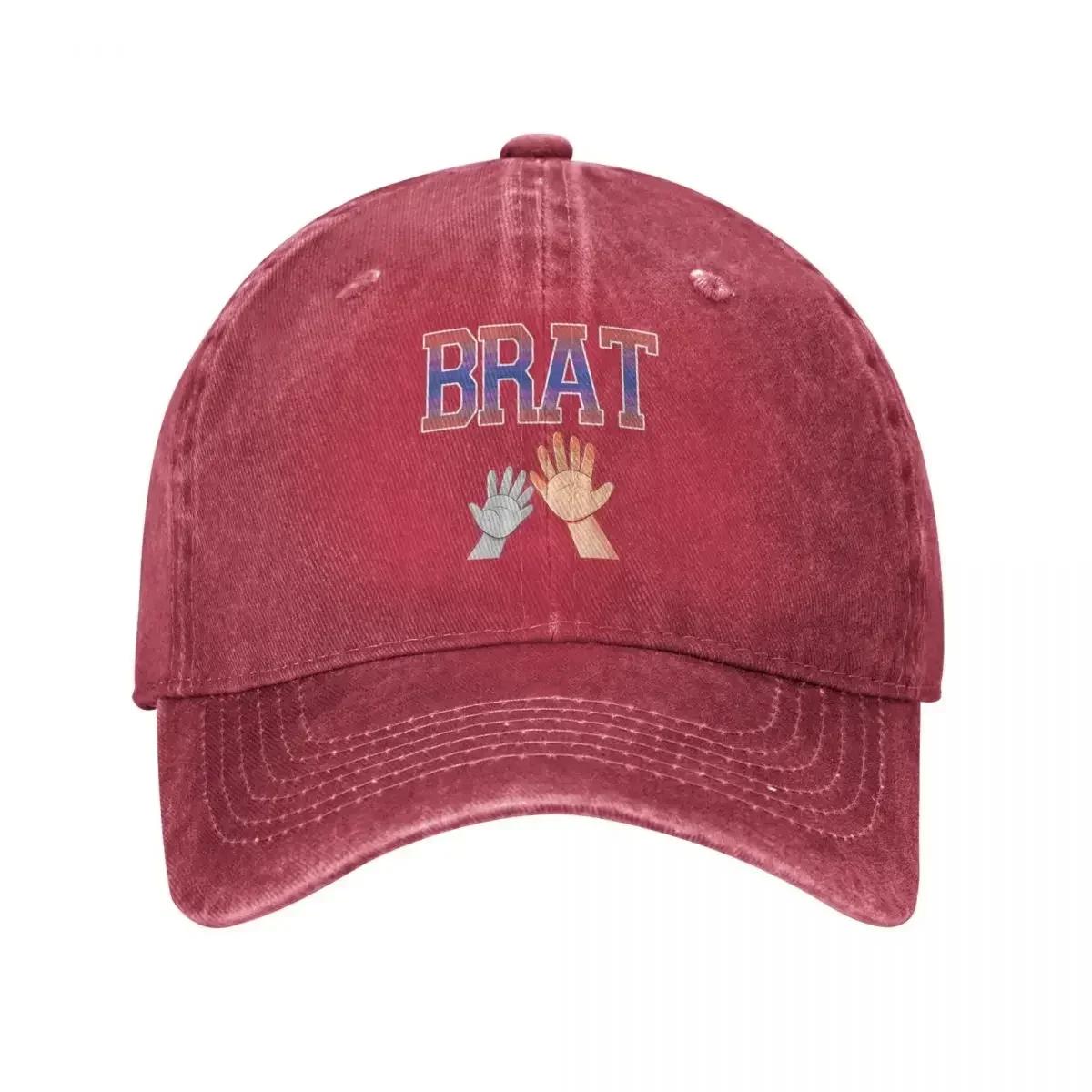 

Vintage Brat Rave Baseball Caps Men Women Distressed Washed Sun Cap Charli XCX Album Outdoor Workouts Caps Hat One Size