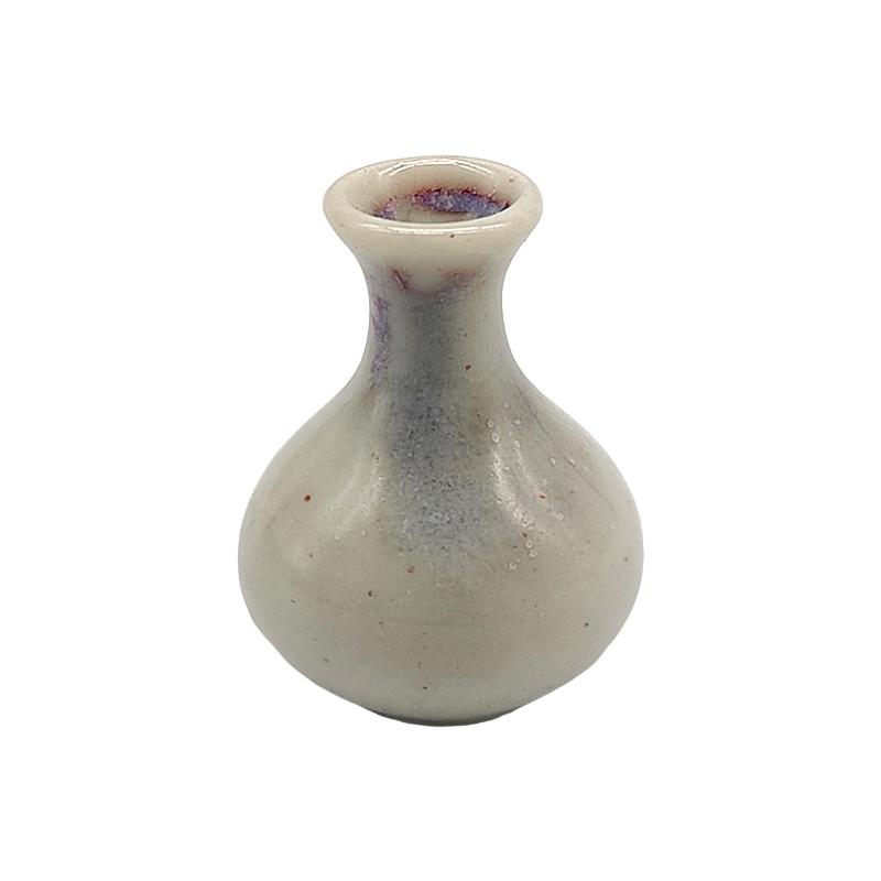 1/12 Puppenhaus Mini Gläser Vintage Keramik Bunte Vase Modell Puppe Hause Wohnzimmer Dekor Spielzeug Micro Landschaft Ornament Szene Prop
