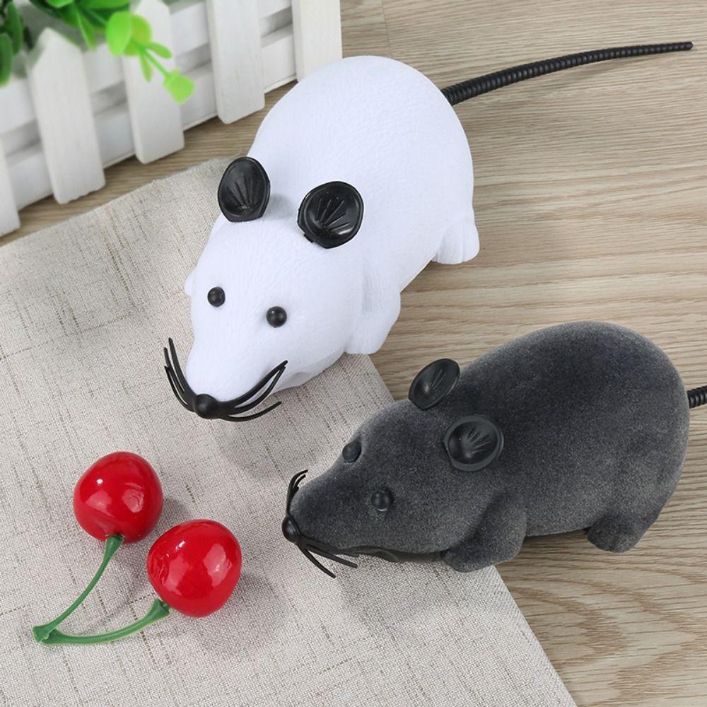 Wireless Simulation Mouse Interactive Rat Scratch Cat Toy Mouse Pet Supplies Pet Training Toy