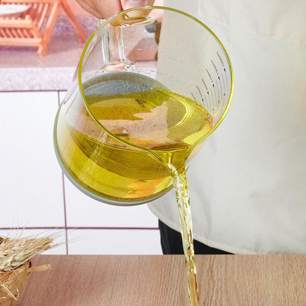 with Scale Cooking Oil Storage Can Fine Mesh Oil Filtration Can Oil Filter Container  Cooking Tool