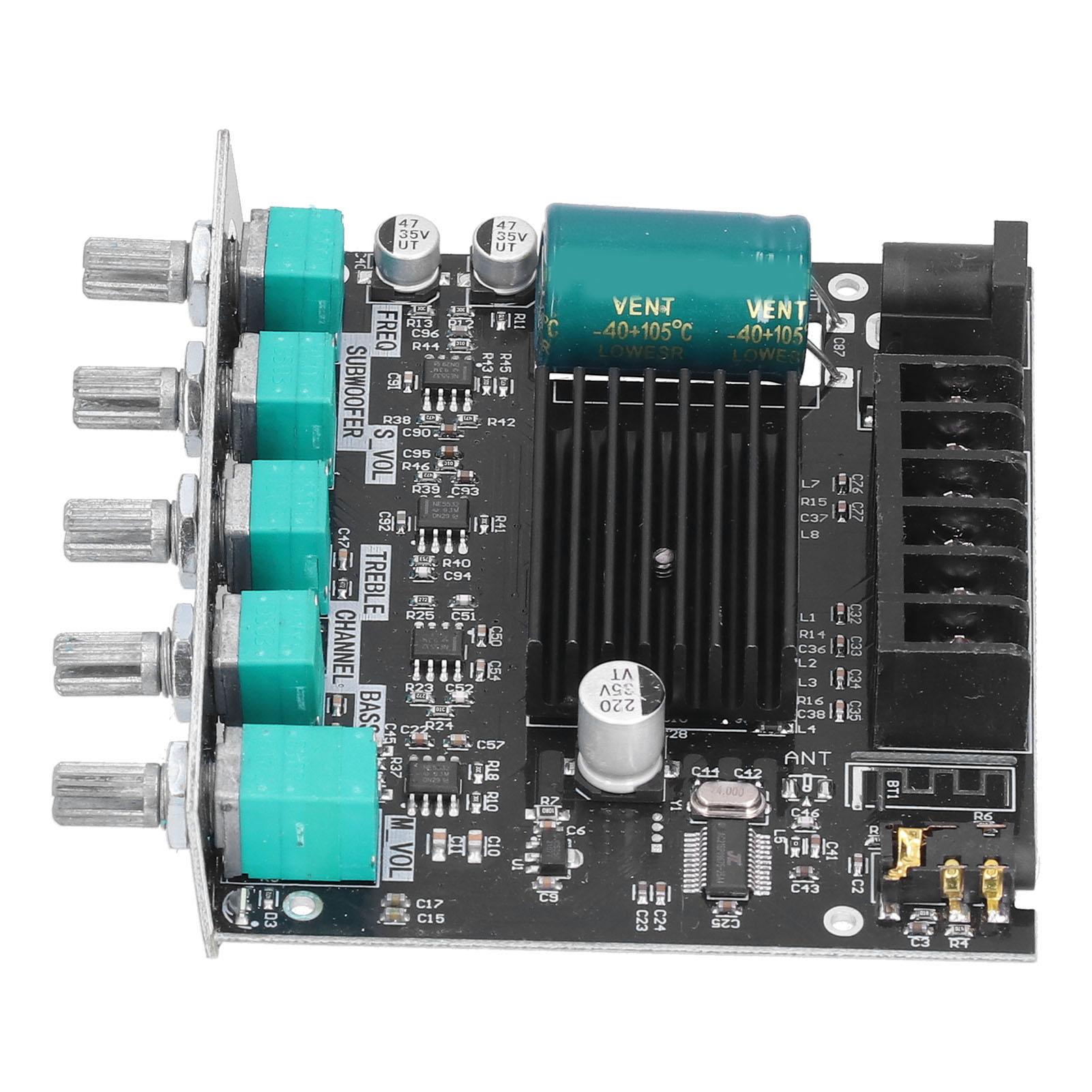 

ZKMT21 Bluetooth Amplifier Board 2.1 Channel Digital Audio Power Amplifier Module