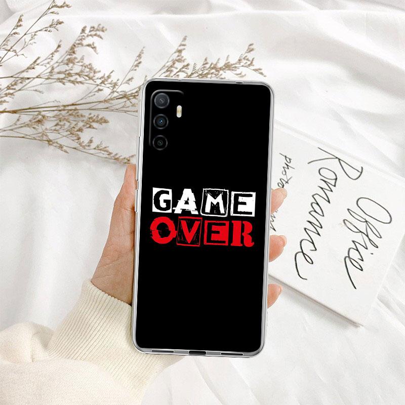 IK33 Game Over Phone Case for Motorola Moto E13 E15 E20 E22 E22I E22S E30 E32 E40 E7 E7I G Plus Power Play Stylus G22 G14