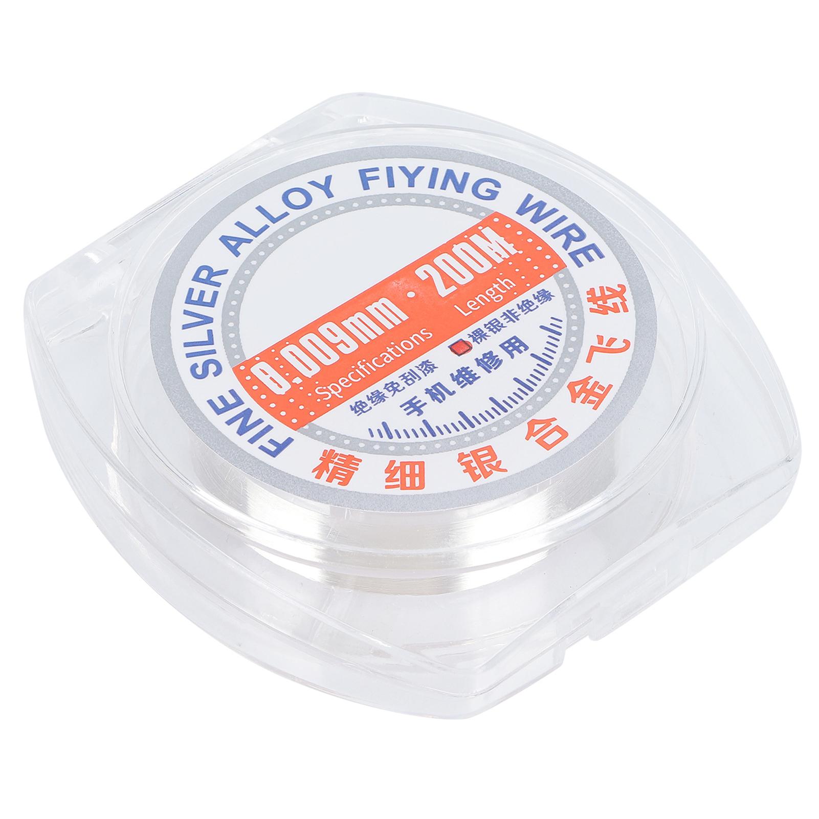 

Серебряная проволочная перемычка Super Fine 200 метров для пайки материнской платы с отпечатками пальцев