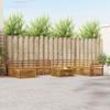 Outdoor Sofa Set 9 Pcs Natural Solid Acacia Wood