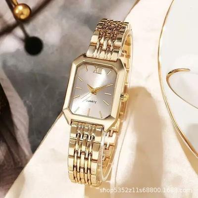 Fashion Watch Square Hot-selling Women's Quartz Watch Student Simple Scale Women's Watch