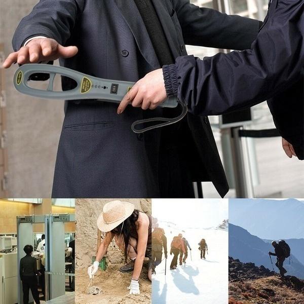 Water Resistant Portable Handheld High Sensitivity Metal Detector Scanner Hunter Finder Safety Inspection Tool