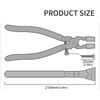 Professional Model Building Pliers With Ergonomic Handle Adjustable Clamping Force Metal Construction For Delicate Parts
