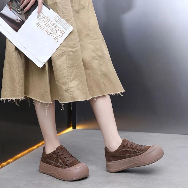 Fashion Stylish High On Platform Ladies Footwear Retro New In Light Y2k Fashion Designer Luxury Walking Trends 2025 Women's Shoes Sale