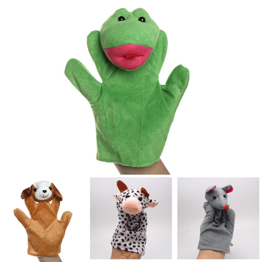 Cute Animal Plush Hand Puppets For Kids Soft And Safe Gift Idea For Play And Decoration 20cm Height