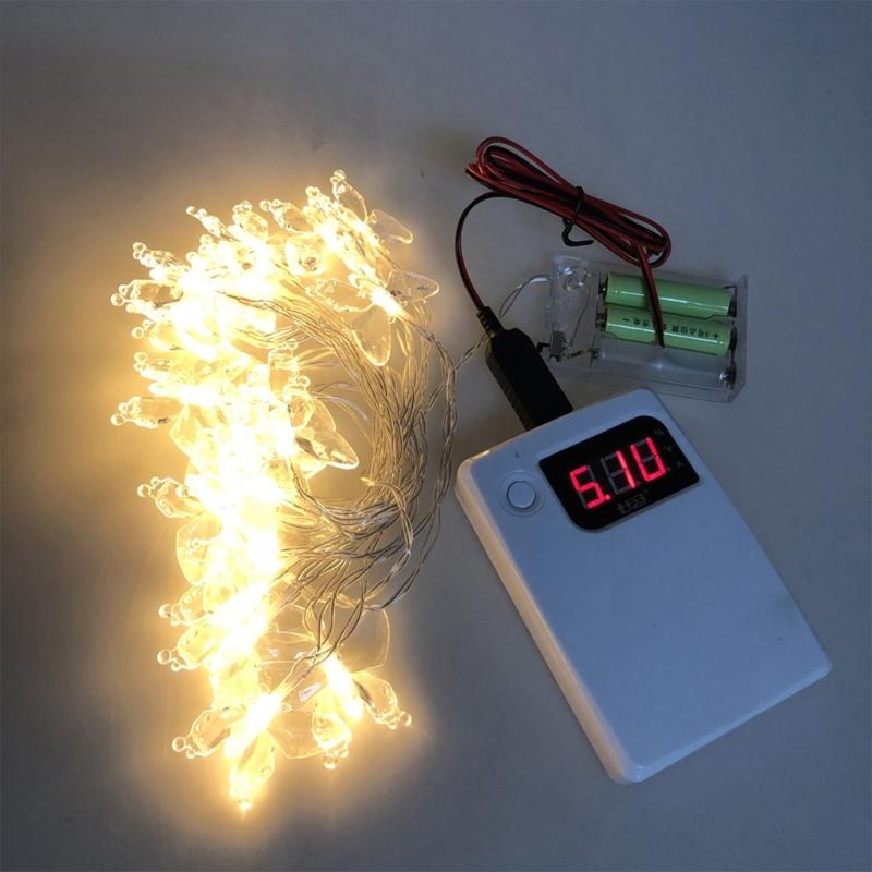 AA Battery Eliminator Cable with Type-C Converter USB or Type-C Input 5V2A  AA Dummy-Battery Output 1.5V/3V/4.5V/6V
