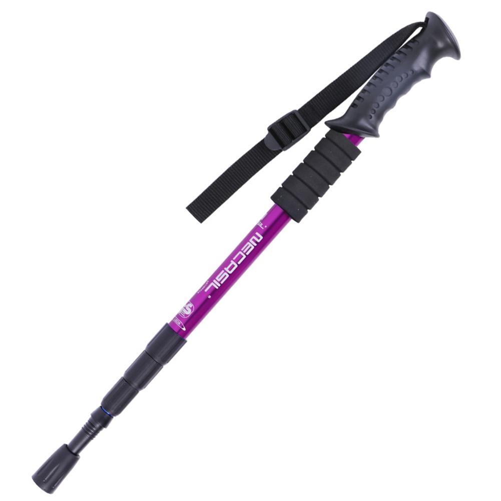 

Hot Sale Walking Sticks Classic Delicate Trekking Pole 4 Sections Telescopic Cane Stick Crutch for Outdoor Hiking Walking