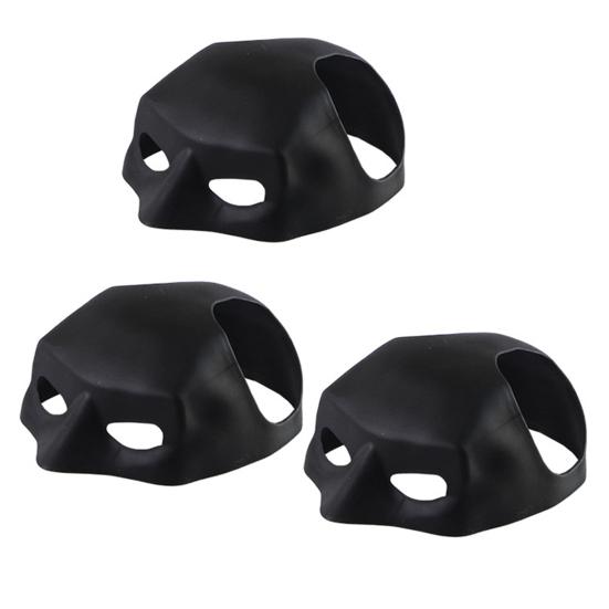 3Pcs Halloween Cat Mask Cat Superhero Cosplay Apparel Bat-Themed Pet Costume Accessories for Small Medium Cats