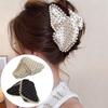 Polka Dot Knot Hair Claws Sweet Style Ponytail Hair Clip Fashionable Hair Clips  for Women Girl