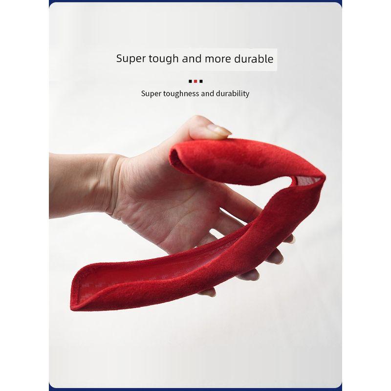 Milotic Car Steering Wheel Cover Summer Suede Ultra-Thin Card-Type Cover Universal Interior Card Cover for Girls