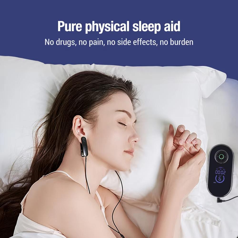 CES Sleep Aid Device with Microcurrent Stimulation | Portable Relaxation Tool for Calmness & Restful Sleep | Head Comfort Accessory