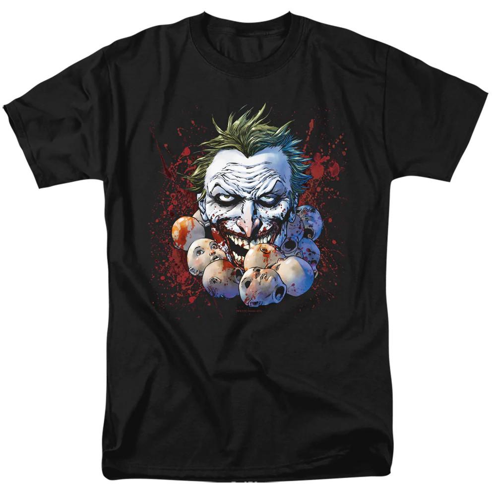 

Justice League Of America Doll Heads Mens T Shirt Black Officially Licensed XL