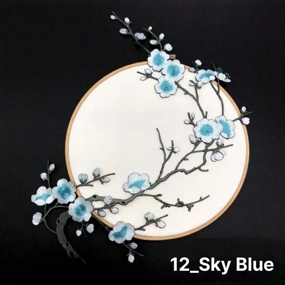 Výšivka/Znak s korejskou sérií Velká švestka