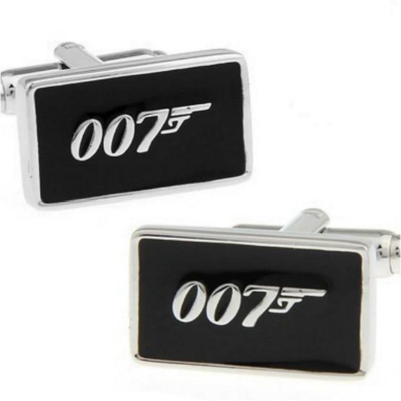 Nowa moda posrebrzana emalia w kolorze czarnym Spy 007 James Bond Walther P99 kształt wykwintny