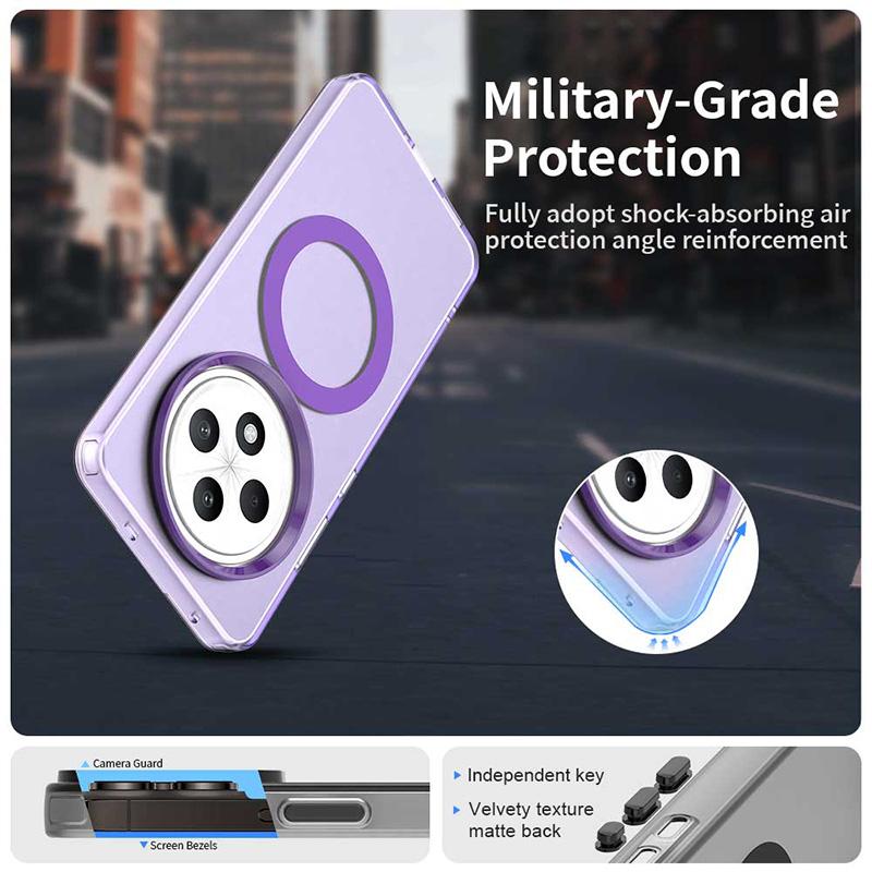 For OPPO Reno 12F Candy Color For Magsafe Wireless Charge Magnetic Case For OPPO Reno 12F Shockproof Soft Cover Funda