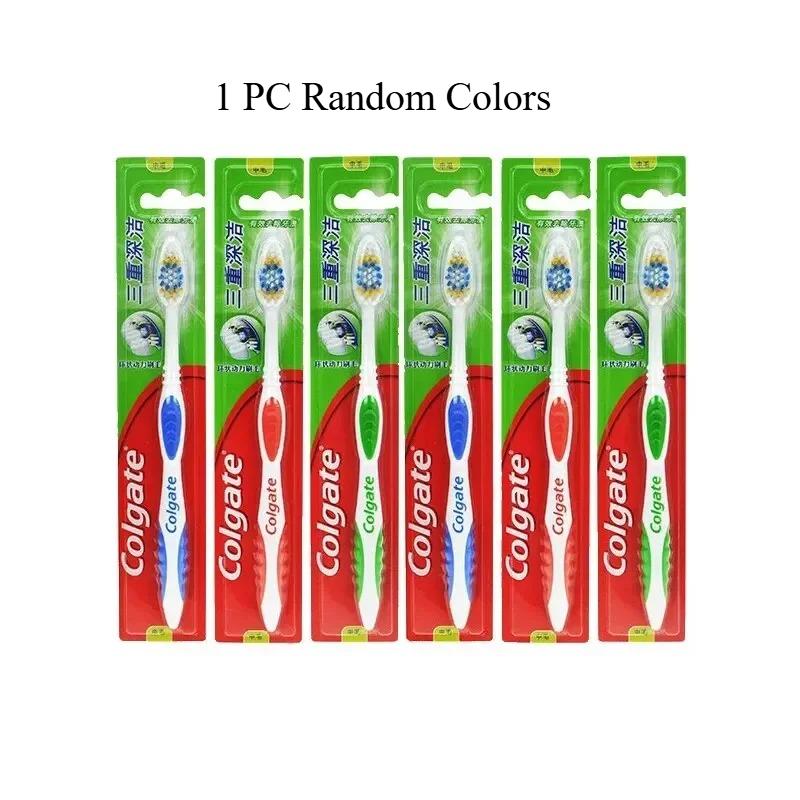 

Colgate 6 шт. Взрослые зубные щетки для чувствительных десен/зубов, ручная гигиена полости рта, для домашнего использования, случайные цвета