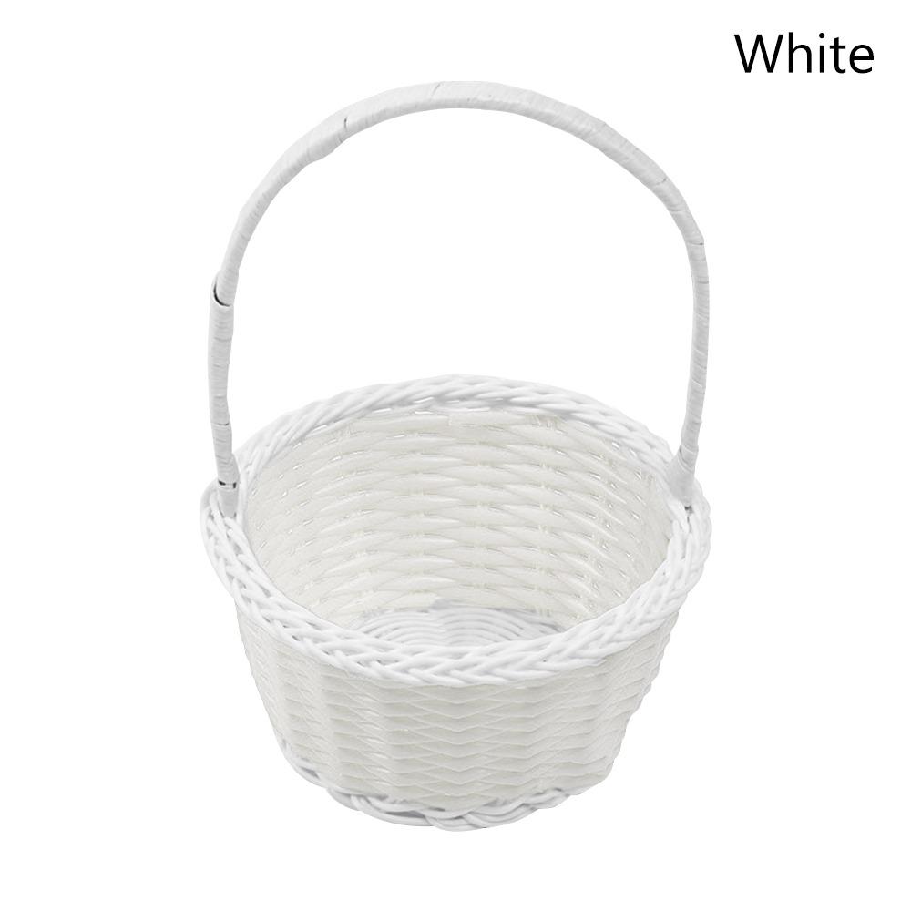 Plastic Vine Storage Baskets Shopping Storage Hamper Basket  For Plant Home Wedding