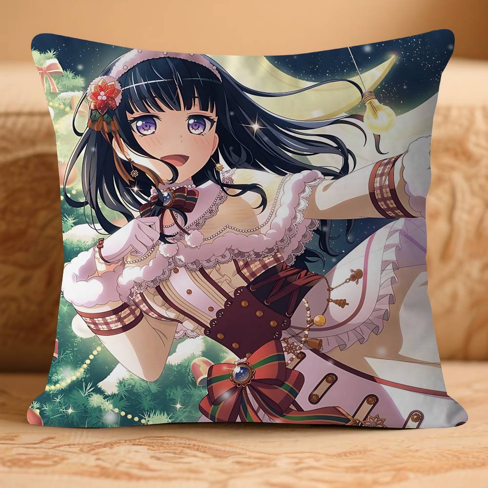 R-rinko Anmie S-shirokaneA Pillow Case Removable Washable Cushion Cover – All-Season Soft Linen
