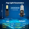 2pcs H3 LED Fog Light Accessories For VW PASSAT B5.5 2000 2001 2002 2003 2004 2005 Bulbs 7