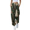 Women's Christmas Printed Casual Sweatpants Joggers with Elastic Waist and Cuffed