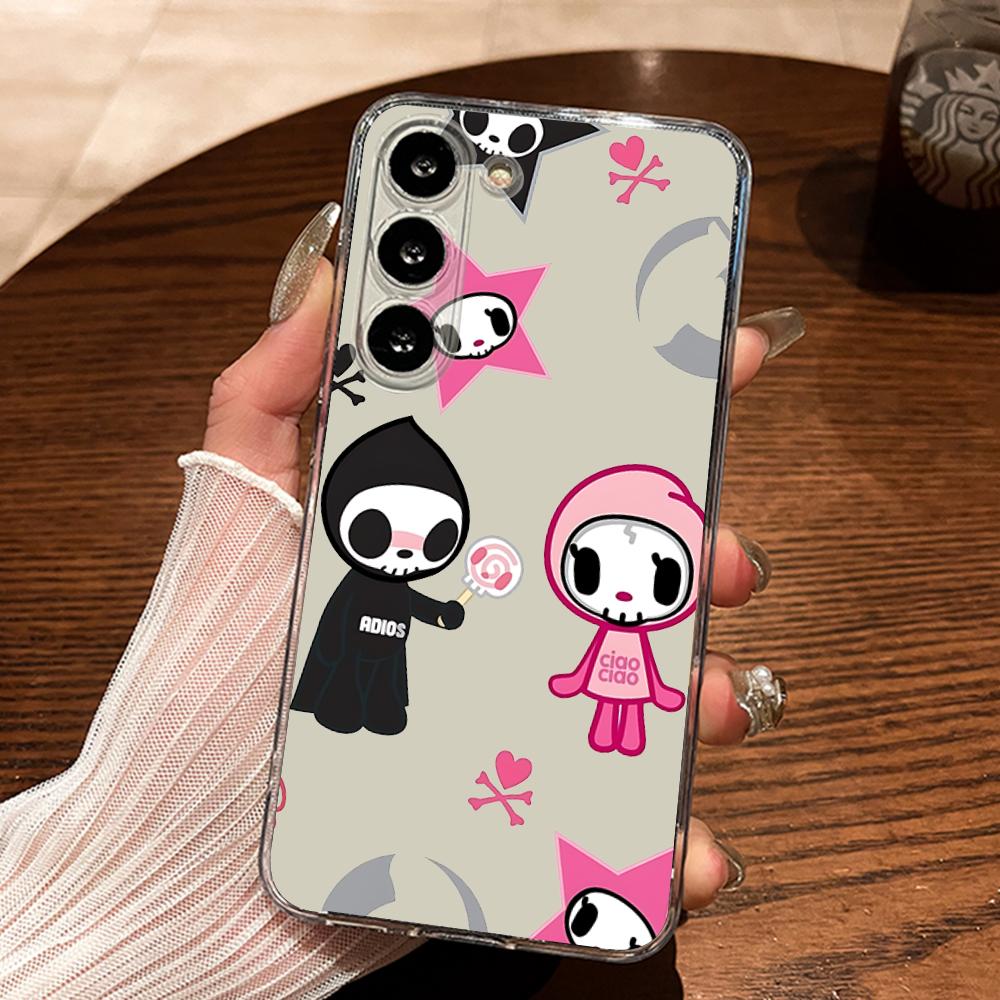 T-Tokidokis Unicorno stellina Phone Case Silicone For Samsung S30,23,21,22,20 FE lite,S10,9,PIus Note20ultra Soft Transparent