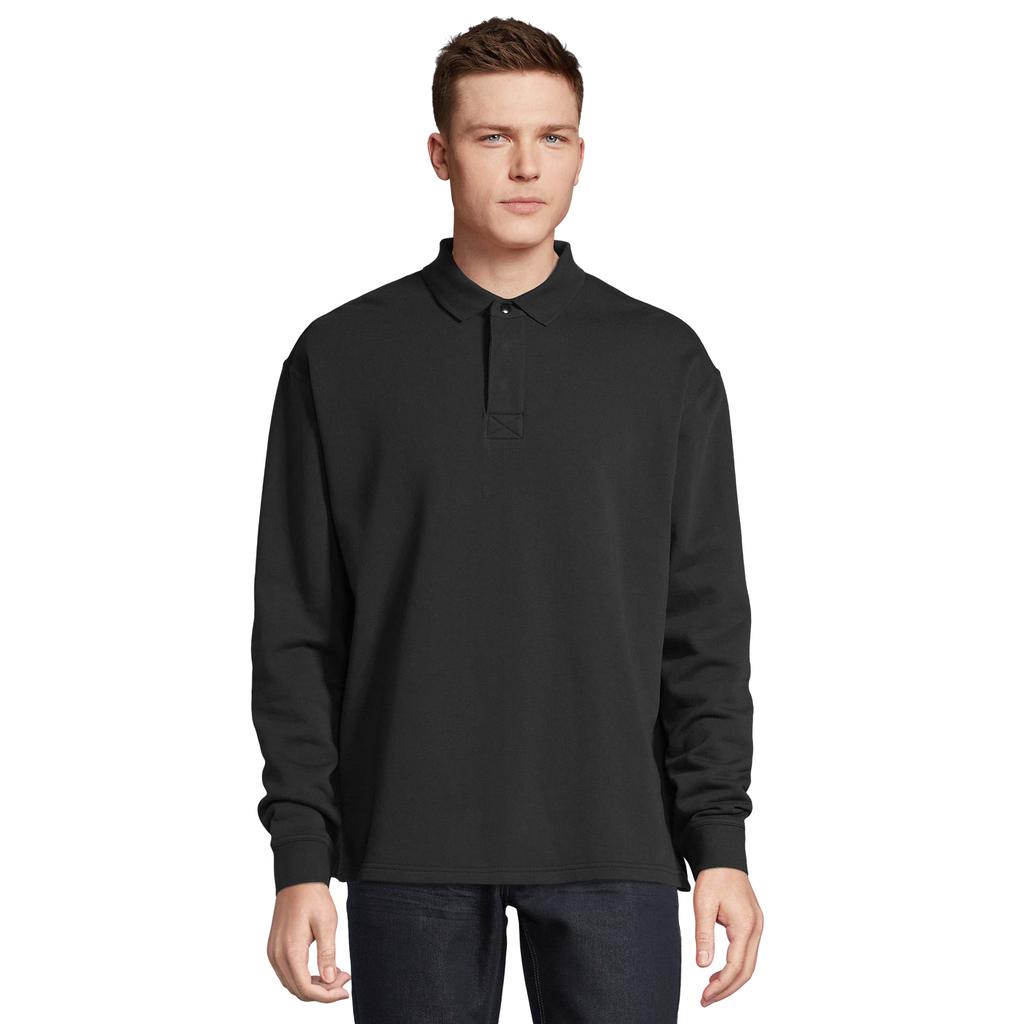 Unisex Adult Heritage Polo Neck Sweatshirt