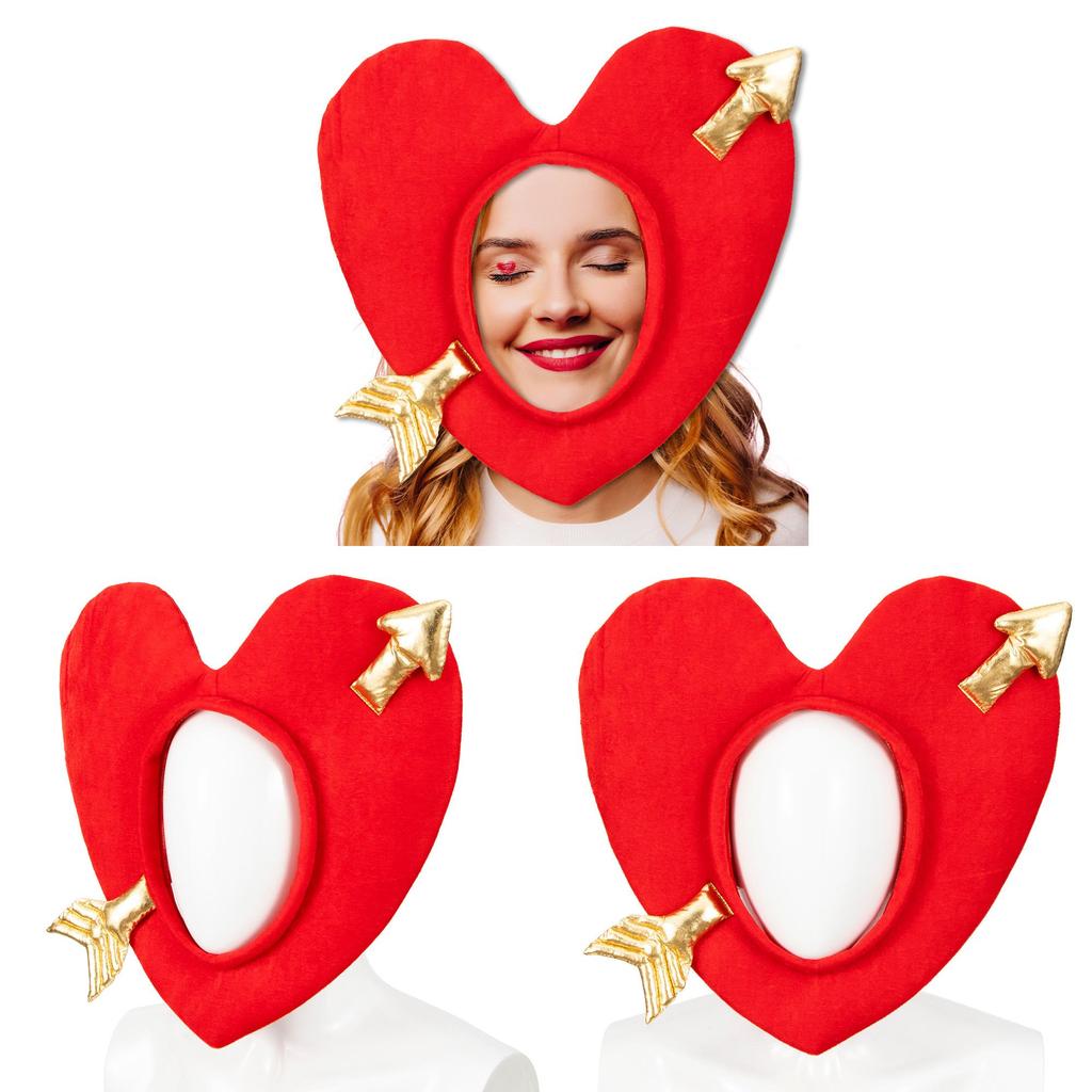 Cupid Heart Headgear Cosplay Costume Prop For Valentines Day Parties