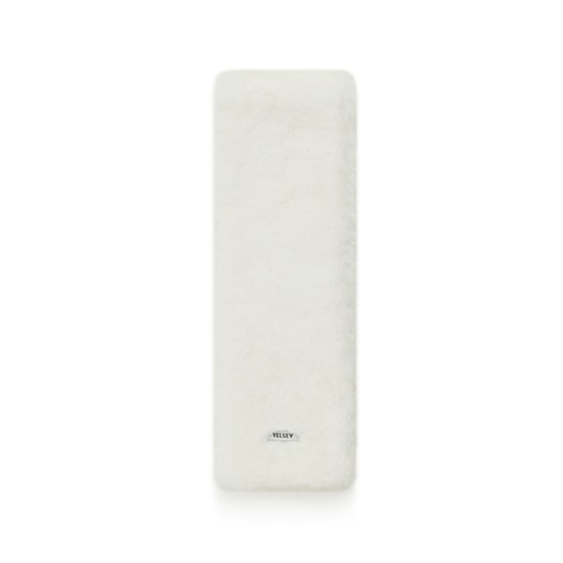 Velsey Fake Fur Solid Muffler [WHITE]