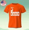 KUKA ROBOTICS Men#039;s Orange Size S5XL Unisex T-Shirt