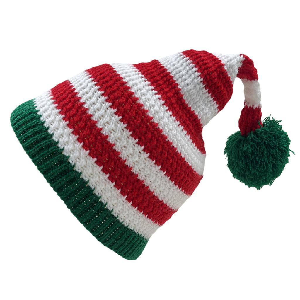 Christmas Elf Knit Hat With Brim For Kids And Adults Perfect Winter Holiday Accessory