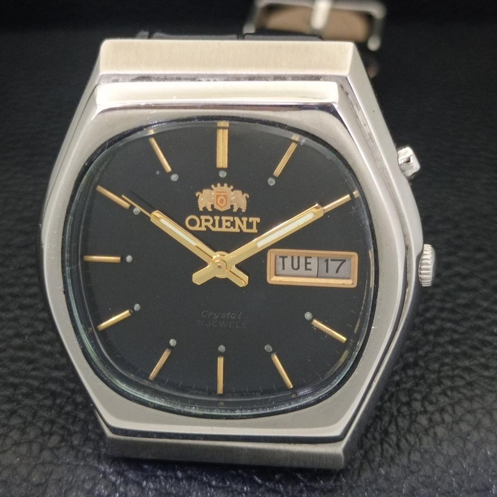 Orient CRYSTAL AUTOMATIC VINTAGE JAPONIA 46941 CEAS MENS CADRAN ORIGINAL a703384-1 R213b-a703384