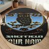 Sheffield Wednesday Football Club Custom Name Round Area Rug,Carpet Rug for Living Room Bedroom Sofa Playroom Decor,Non-slip Floor Mat