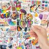 60-Piece Cute Cartoon Art Graffiti Stickers for DIY Journals & Notebooks.
